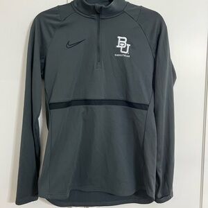 Nike Dark Gray Quarter-Zip Pullover Baylor Equestrian Team Jacket